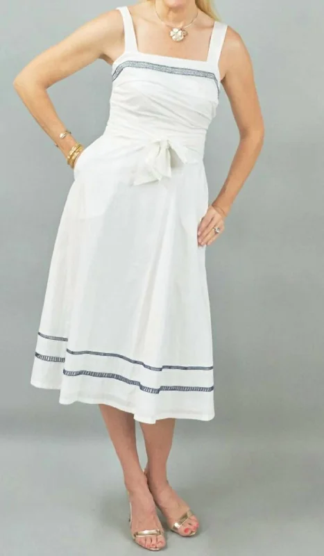 Milla Dress in White Online Clothing Stores