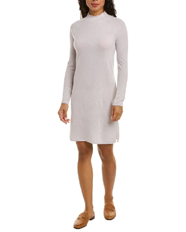 InCashmere Raglan Cashmere Sweaterdress Trendy Women's Fashion