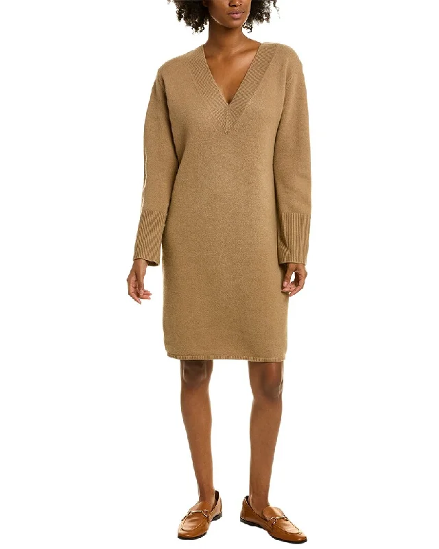 Vince Wool & Cashmere-Blend Sweaterdress Chic Women's Outfit