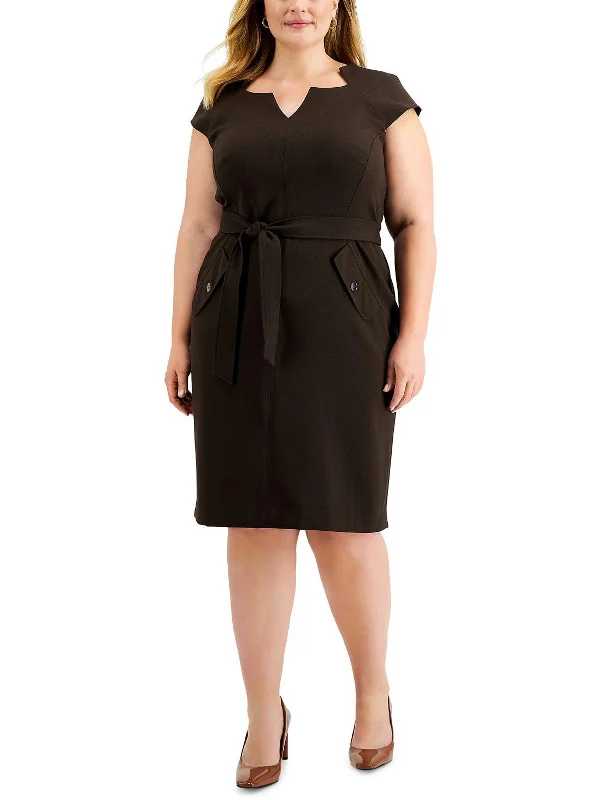 Plus Womens Professional Office Wear to Work Dress Comfy Women's Outfits for Daily Wear