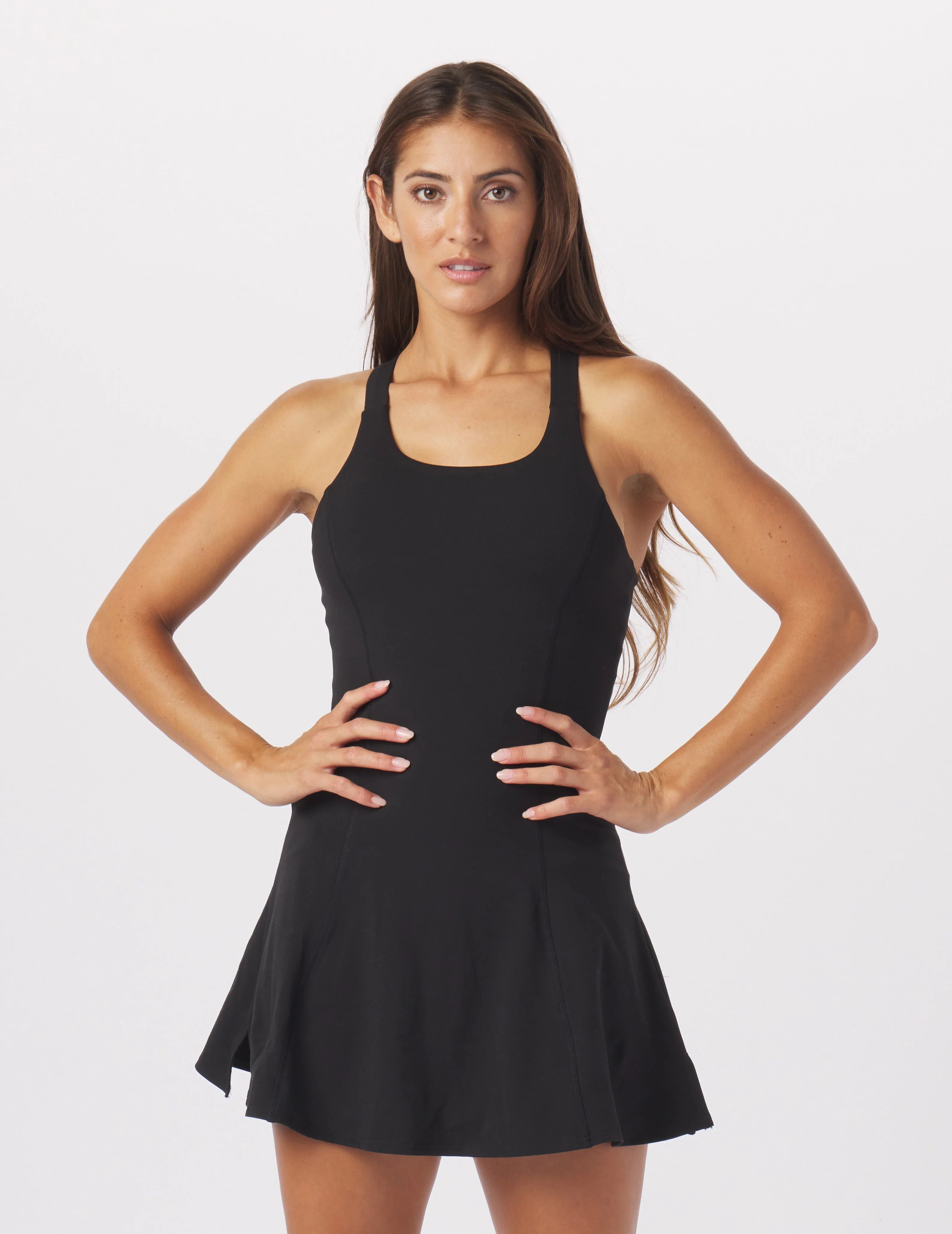 Full Force Dress: Black Women's Stylish Professional Apparel