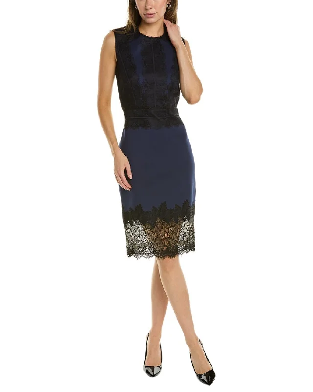 Tadashi Shoji Scuba Sheath Dress Elegant Clothing For Women