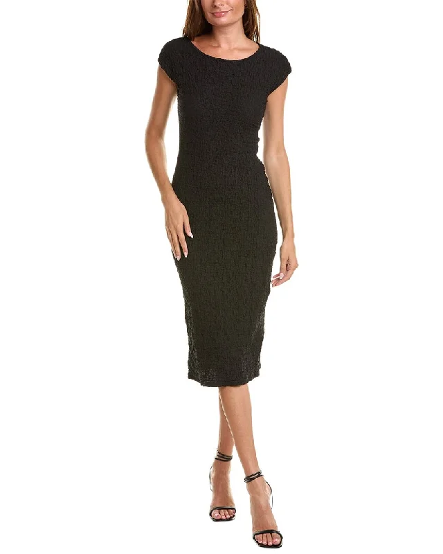 Isaac Mizrahi Bubble Sheath Dress Women's High-Fashion Apparel