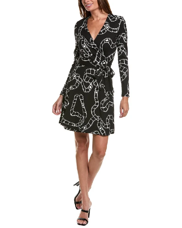 Diane von Furstenberg Demetria Wrap Dress Women's Outerwear Clothing