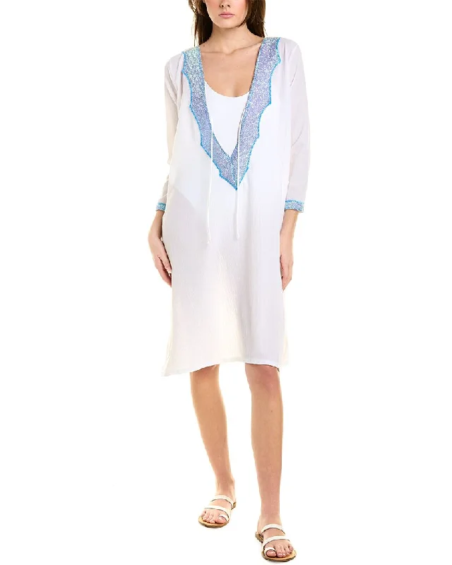 ANNA KAY Aqua Tunic Dress Women's Clothes For Special Occasions