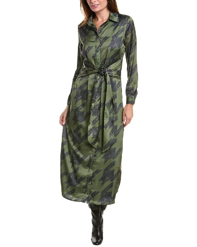 YAL New York Printed Shirtdress Affordable Women's Clothing