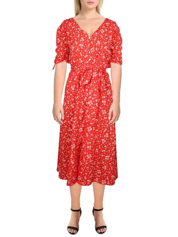 Womens Ruched Midi Shirtdress Best Online Women's Boutiques