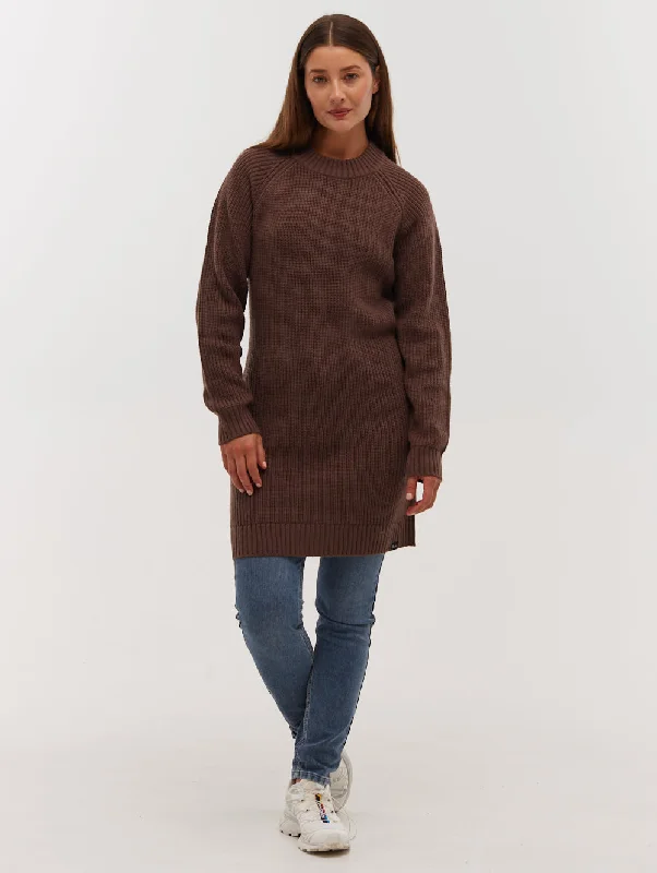 Karlie Rib Knit Sweater Dress Women's Evening Apparel