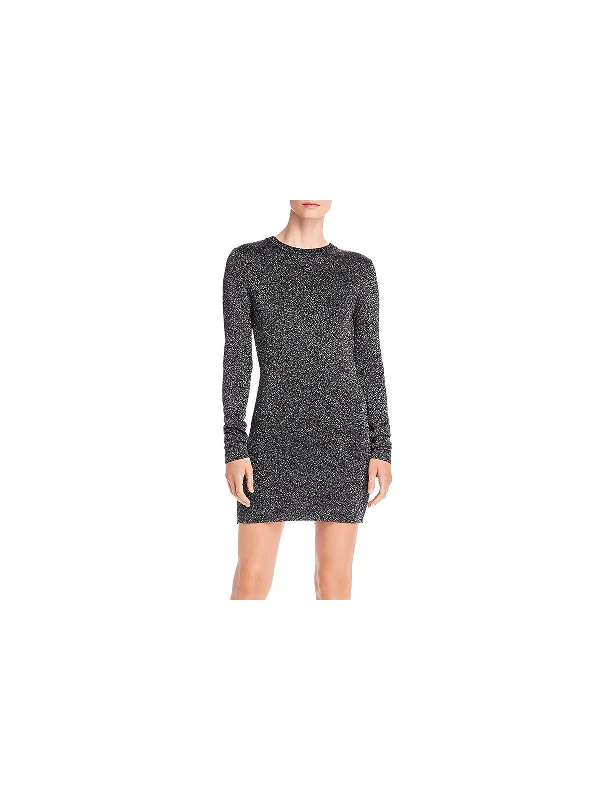 Lurex Womens Metallic Mini Sweaterdress Sale On Clothing