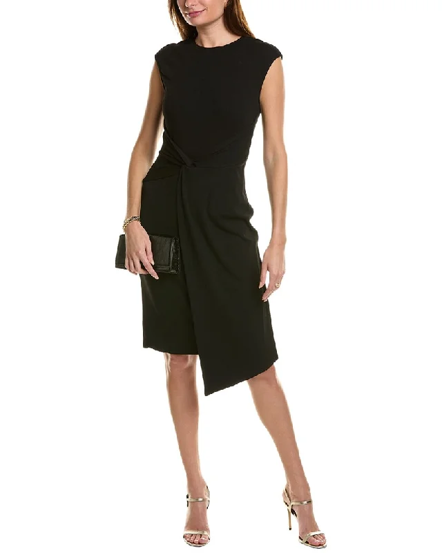 Anne Klein Ribbed Dress Women's Wedding Apparel