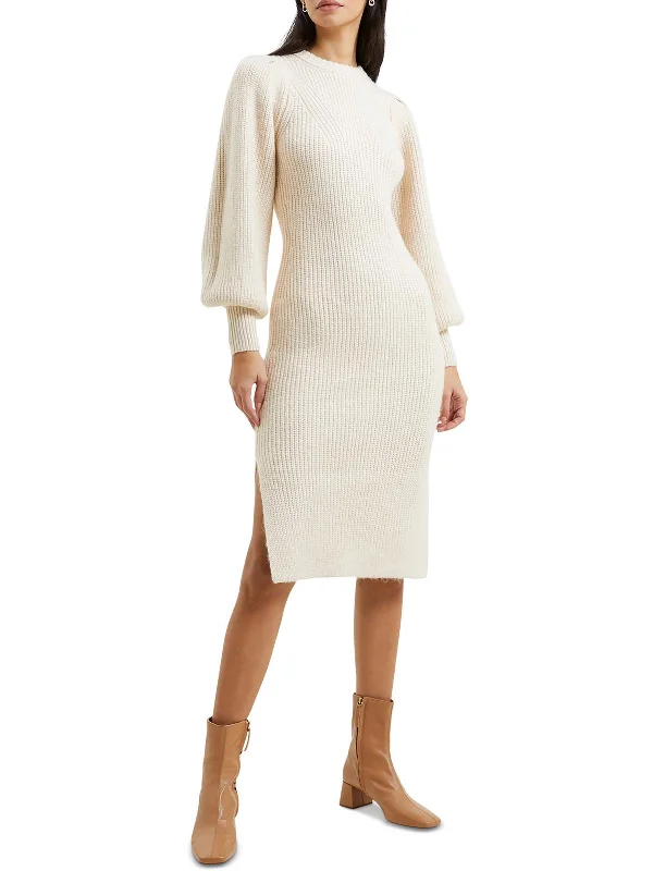 Womens Ribbed Long Sweaterdress Women's Transitional Clothes