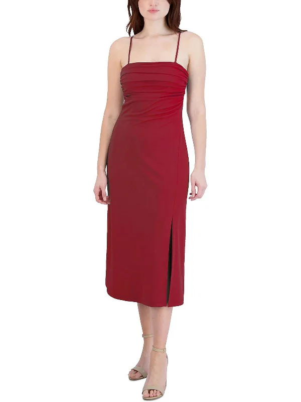 Womens Open Back Midi Cocktail and Party Dress Casual Women's Clothing Online