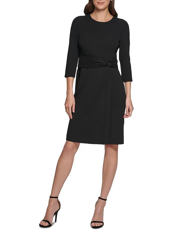 Womens Workwear Knee Sheath Dress Women's Outerwear Attire