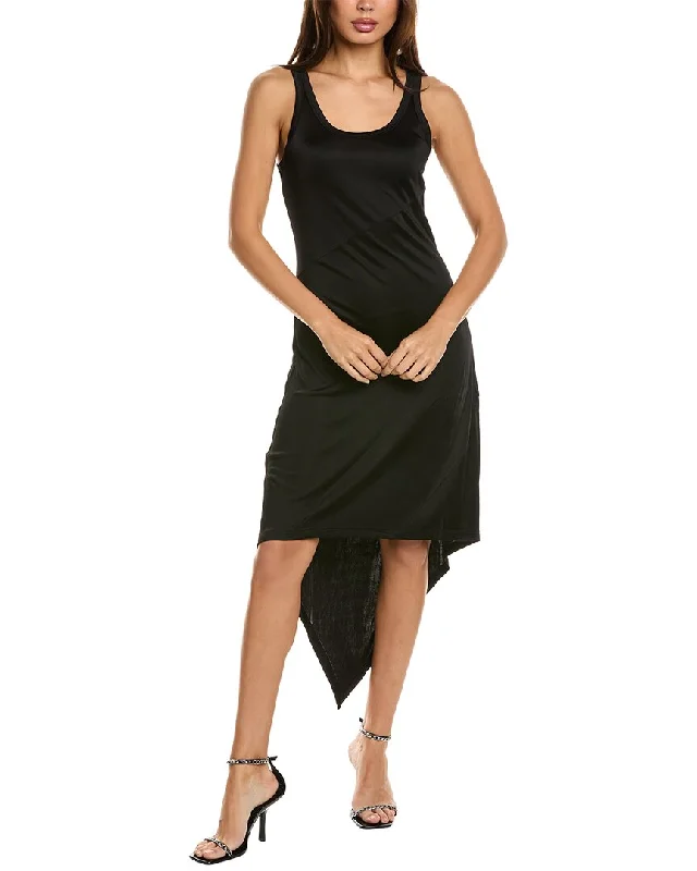 Helmut Lang Scarf Hem Tank Dress Women's Tailored Outfit