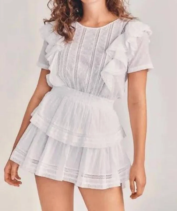 Natasha Dress In White Casual Clothing For Women