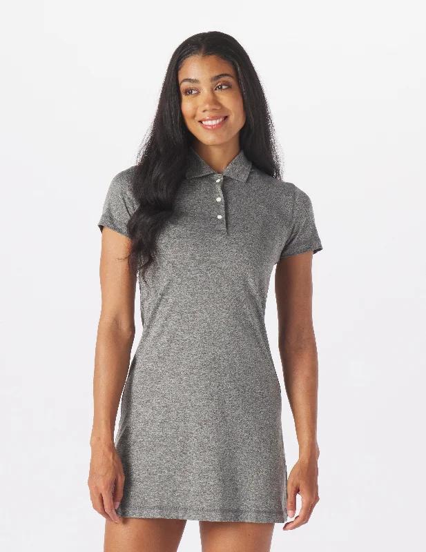 Simplicity Polo Dress: Black Timeless Women's Apparel