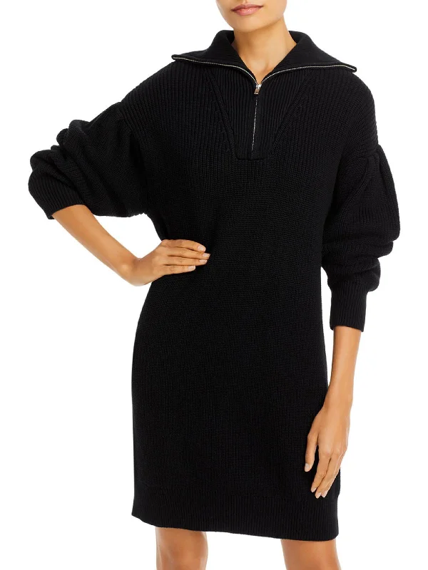 Womens Knit Cozy Sweaterdress Women's High-Fashion Apparel