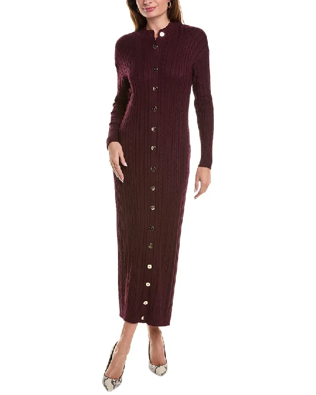 YAL New York Cable Knit Sweaterdress Women's Clothing Sets