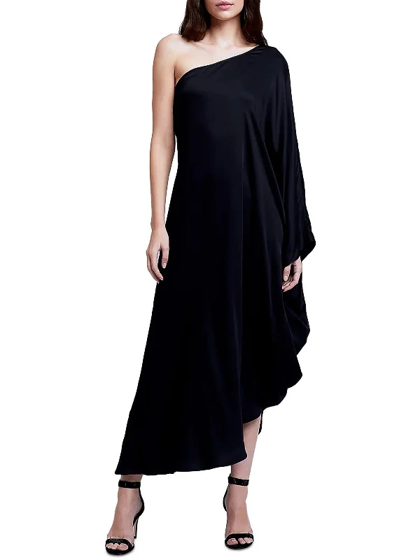 Womens Asymmetric Rayon Slip Dress Women's Clothing Apparel Sets