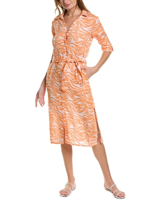 HIHO Lucy Linen Shirtdress Discount Price