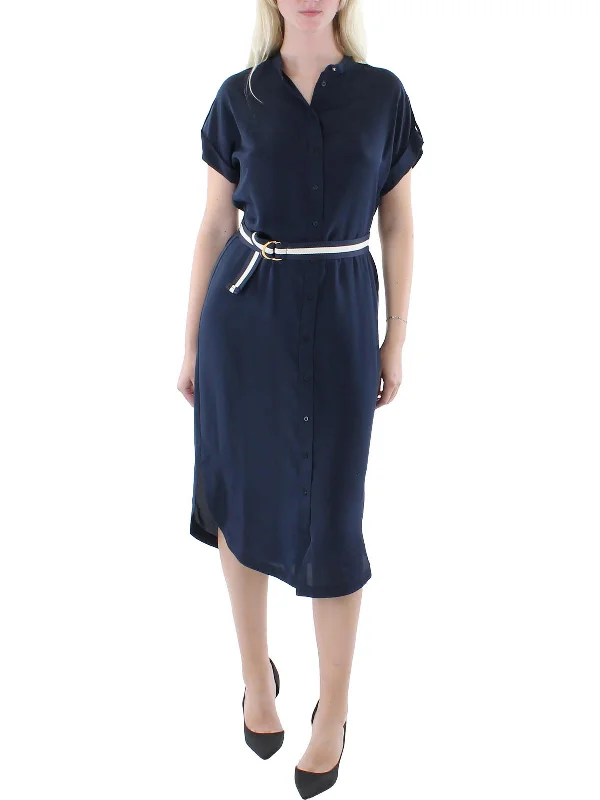 Womens Belted Tea Shirtdress Sales Clothes