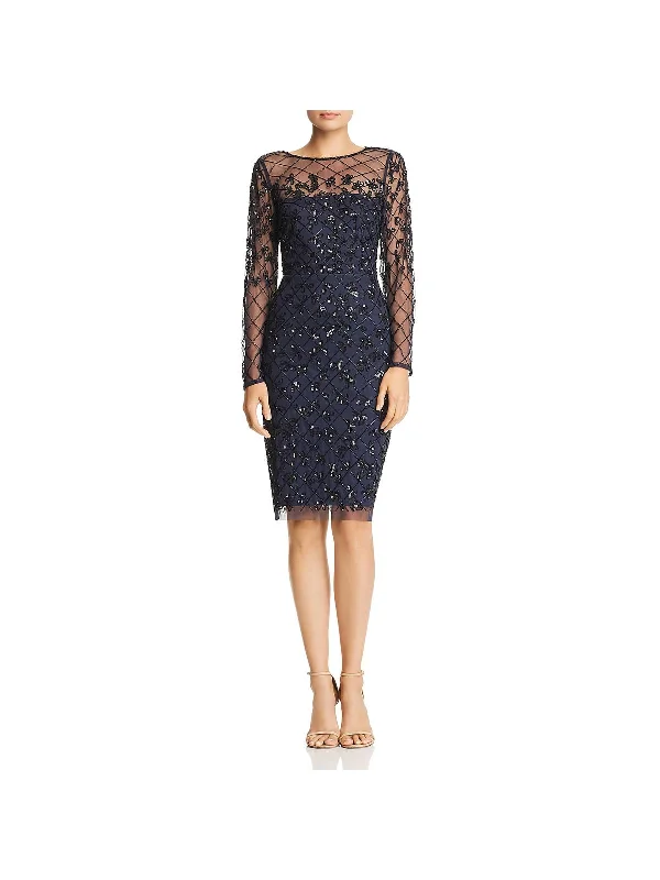 Womens Cocktail Beaded Sheath Dress Modern Women's Fashion with Vintage Touches