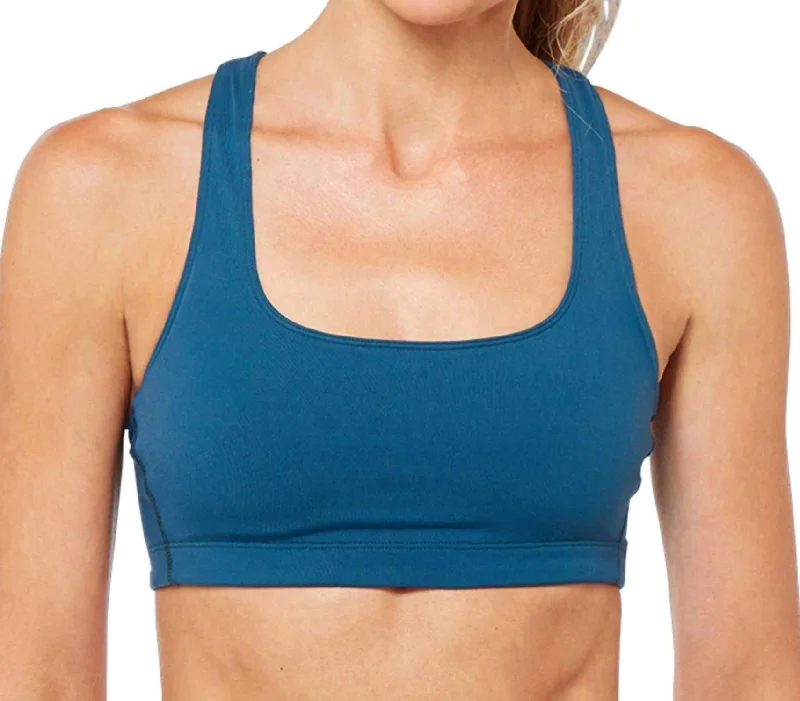 Define Low Impact Sports Bra In Reflecting Pond Casual Outfit For Women