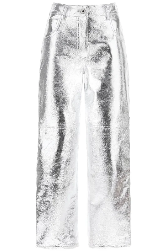 Interior Women's Sterling Pants In Laminated Leather Women's Everyday Attire