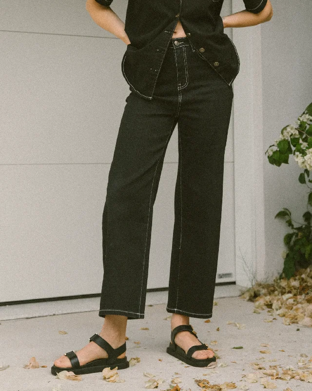 Lola Denim Jeans | Black Denim Classic Women's Apparel