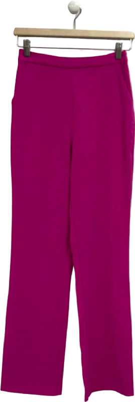 NBD Pink Topaz Pant In Magenta UK XS Women's Night-Out Outfit