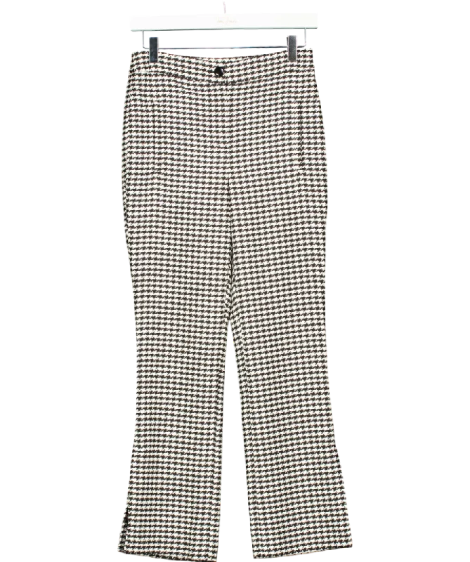 Veronica Beard Black And White Scuba Pant UK 4 Women's Clothing Apparel