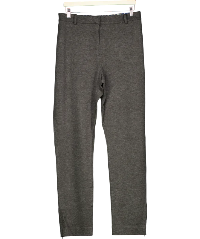 Boden Grey Zip Hem Stretch Trousers UK 22 Women's Night-Out Clothes