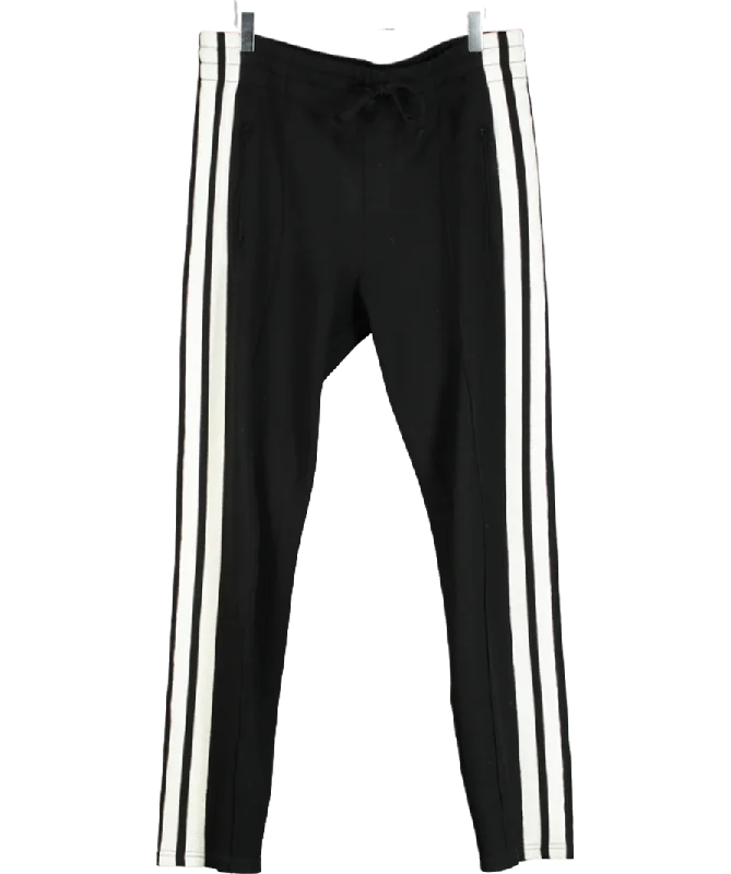 Isabel Marant Black Etoile Piping Jogger Pants UK 8 Women's Luxury Garments