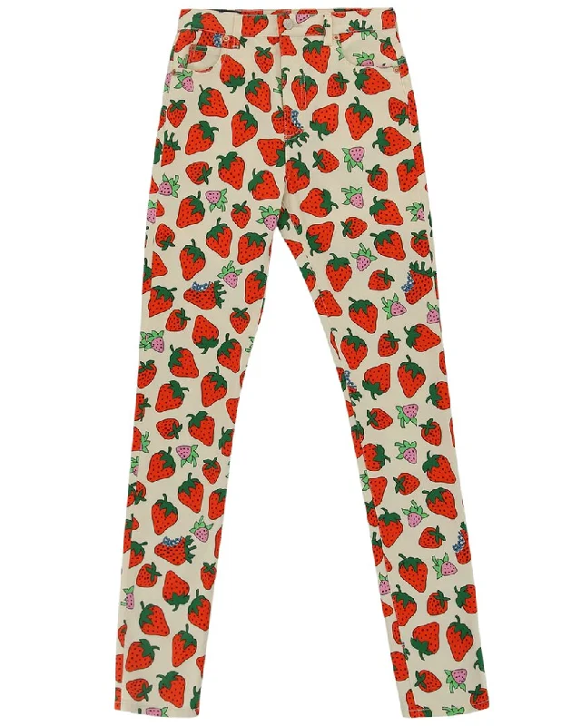 Gucci Strawberry Skinny Pant Women's Workout Garments