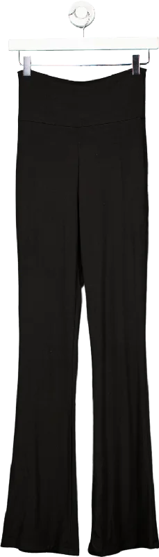 White Fox Black Flared Trousers XS Trendy Online Boutiques