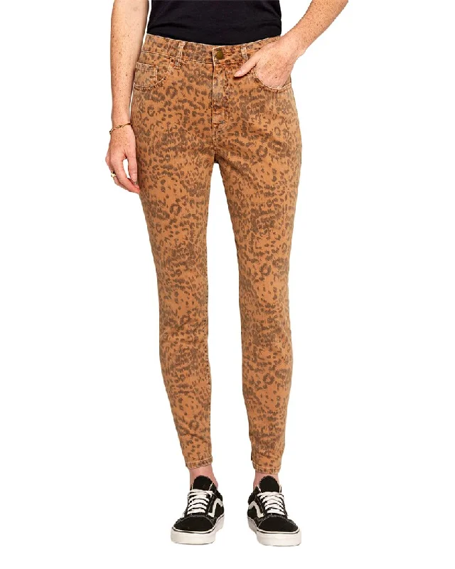 Current/Elliott Stiletto Amber Leopard Skinny Jean Women's Party Clothes