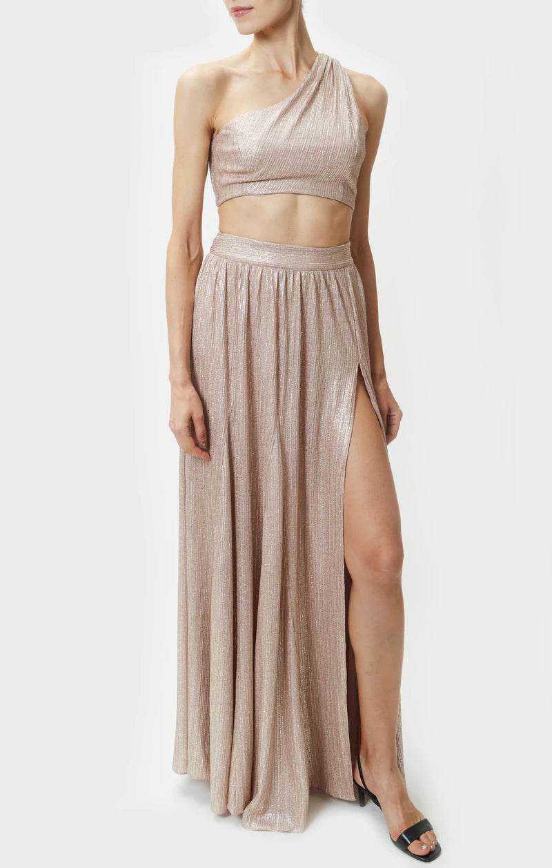 Darrin Maxi Skirt - Blush Charming Women's Holiday Apparel