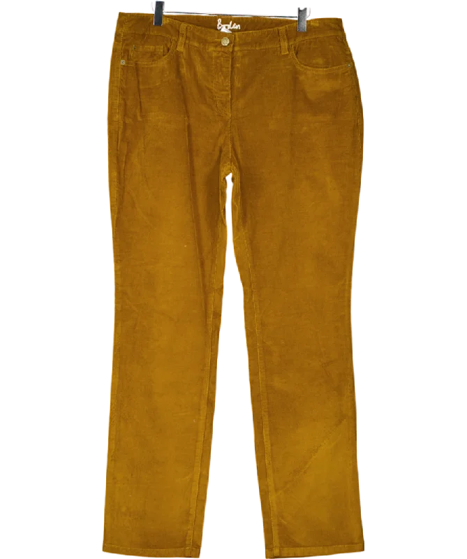 Boden Brown Corduroy Trousers UK 16 Women's Contemporary Apparel