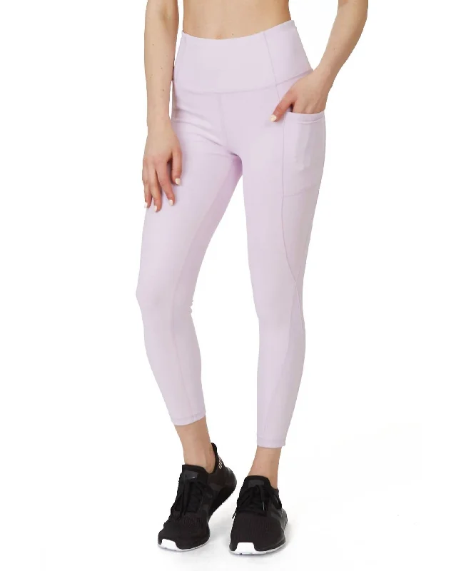 Kelly Ankle Legging With Pockets In Purple Women's Clothes For Work Events