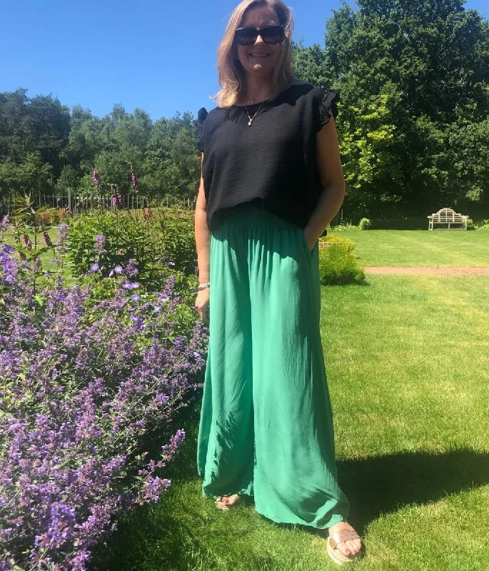 Jade Culotte Trousers Vintage Fashion