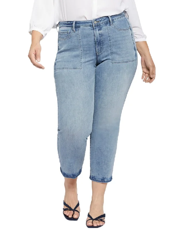 NYDJ Plus Piper Relaxed Straight Jean Stylish Women's Clothing