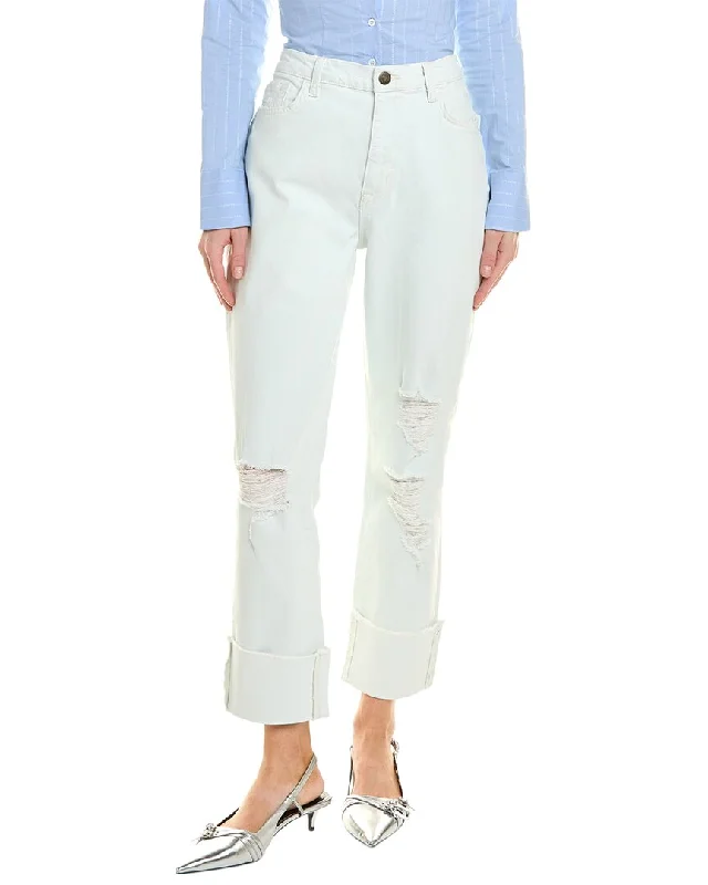 Current/Elliott Relaxed Cuffed Boyfriend Oblique Boyfriend Jean Women's Resort Apparel