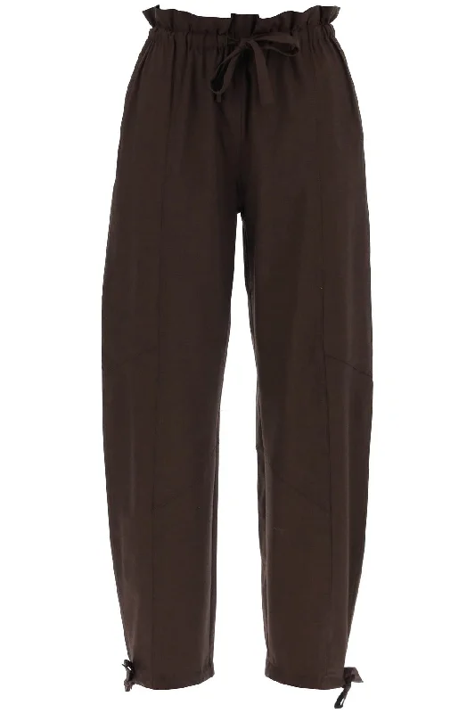 Ganni Women's Drapey Pants In Lenz Sustainable Women's Apparel