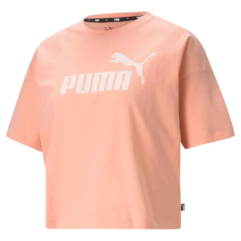 Puma - Women's Essentials Cropped Logo T-Shirt (586866 26) Women's Occasion Wear Clothes