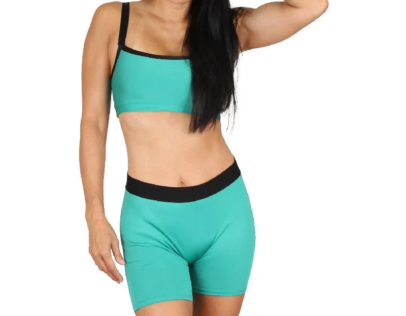 Light Support Sports Bra In Jade Affordable Women's Clothing Online