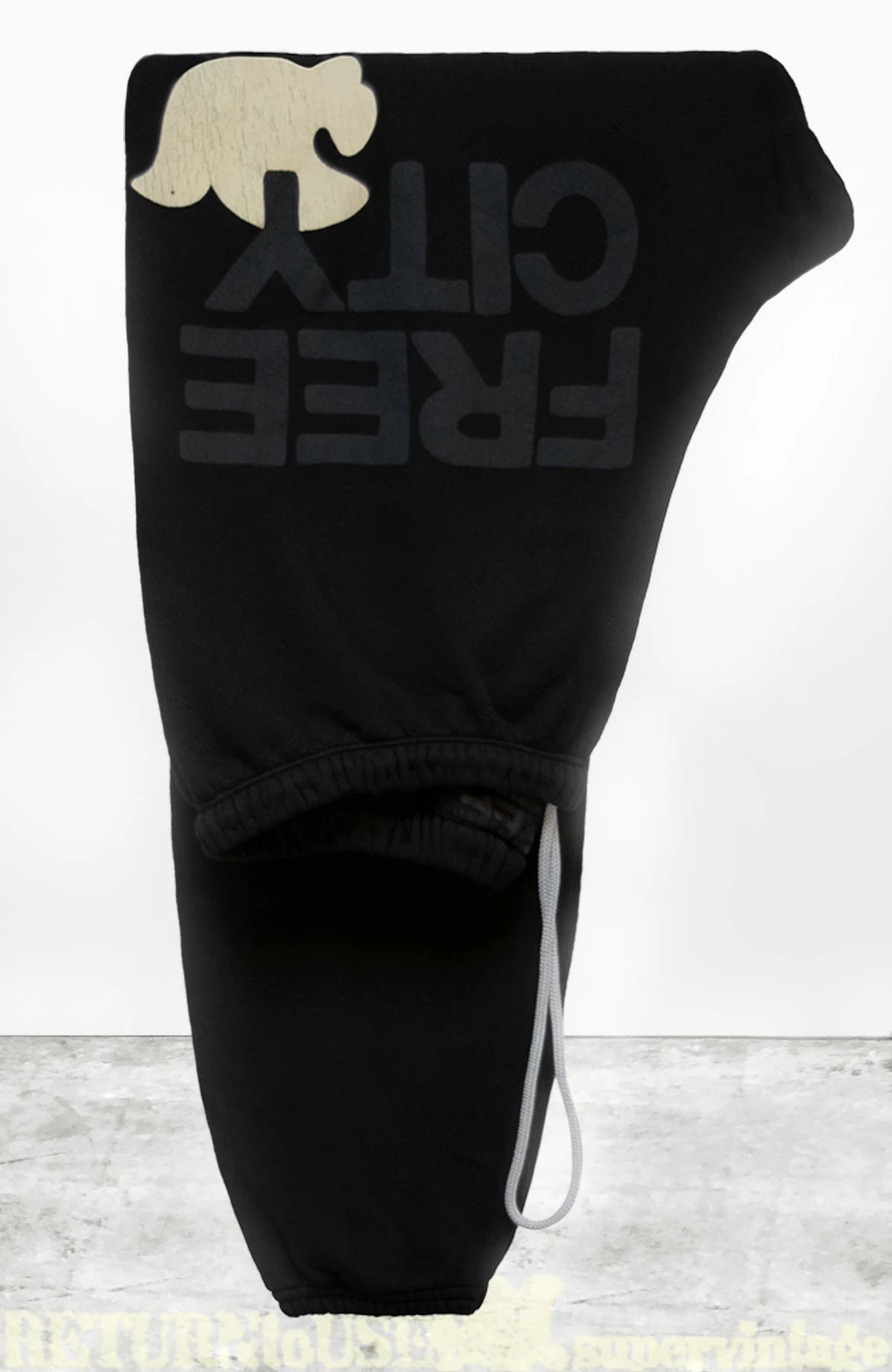 FreeCityLarge Sweatpant - Black Space Cream Affordable Women's Apparel