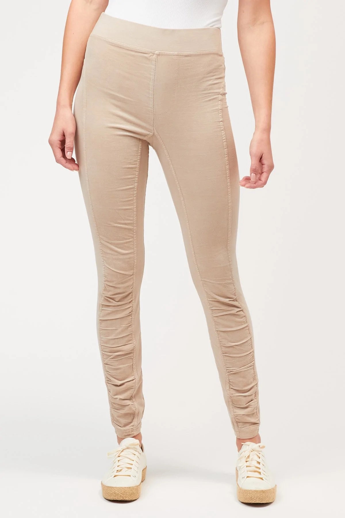 Corduroy Olso Leging - Sand Women Clothes