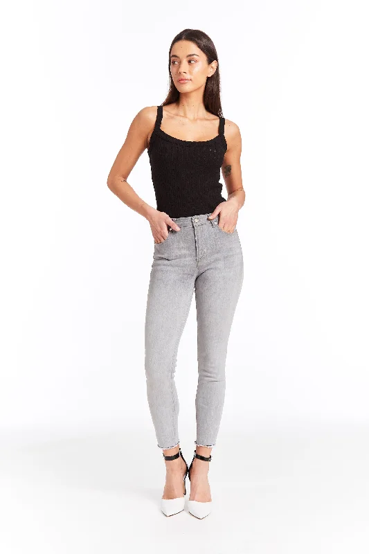 Mona - Fray Hem Skinny Crop End of Season Sale