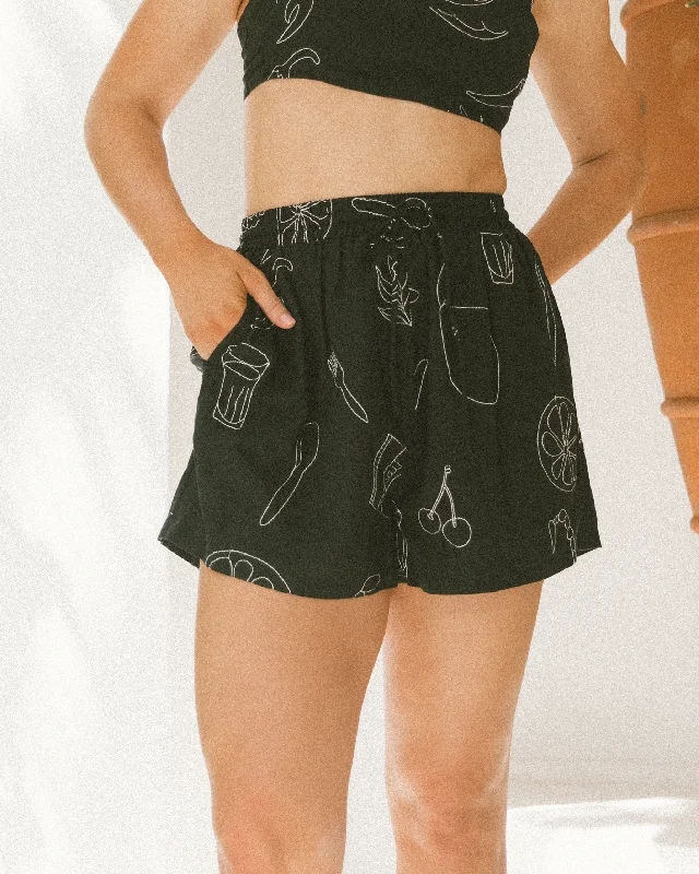 Lacey Shorts | Black Caliente Women's Clothing for All Occasions