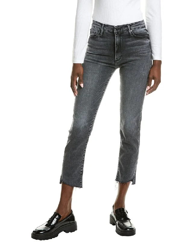 Black Orchid Olivia Shame On The Moon Slant Straight Jean High Street Women's Fashion for Trendy Shoppers